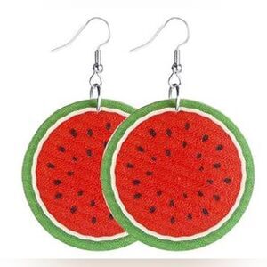 3/ $15 Brand New Faux Leather Earrings